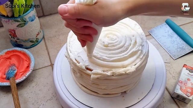 Tort Uchun Krem | Tort Bezatish | Cream For Cake Decoration |