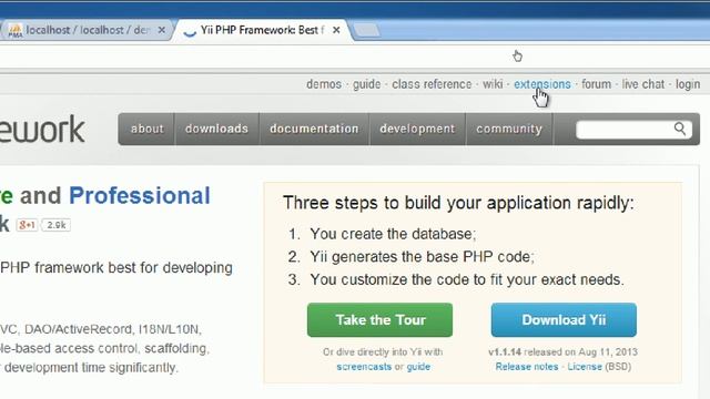 YII framework folder structure explanation video tutorial 4 смотреть онлайн