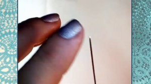 урок 1. Фриволите иглой для начинающих.  Формируем узлы. Кружева своими руками.