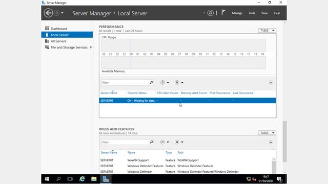 windows server 2016 instalação e configuração server manager overview ? смотреть онлайн