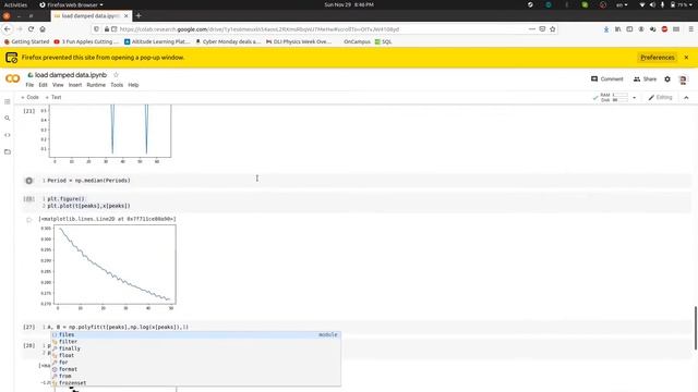 Finding the Damping Coefficient with Log-Linear Fitting смотреть онлайн