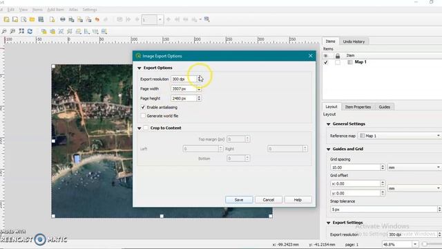 Exporting Tif images from within QGIS platform using Tile+ plugin. смотреть онлайн