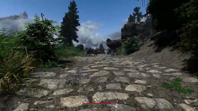 Skyrim Mod Testing On Original Xbox One. Mod: Immersive Patrols Large Battle.