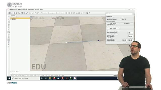 Creating paths on the floor | CoppeliaSim (V-REP) смотреть онлайн