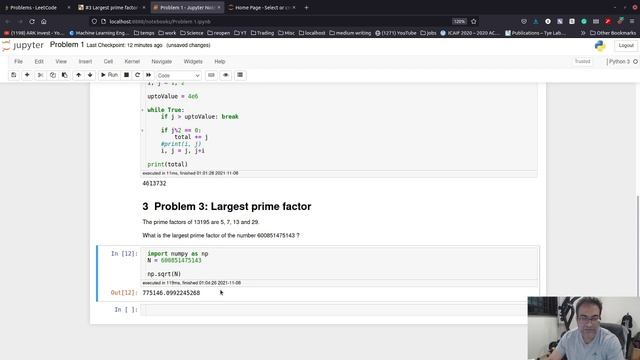 Solving Project Euler Problems in Python - Part 1 (Problem 1, Problem 2, Problem 3, Problem 4) смотреть онлайн
