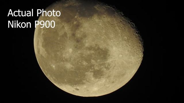 Nikon P900 vs Canon 90D - Moon zoom test смотреть онлайн