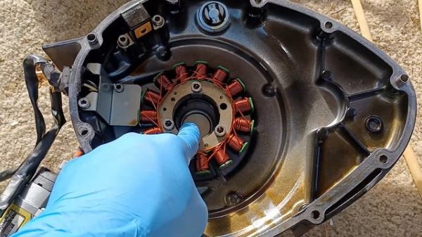 VN900 Upgrade stator , regulator , and crank bolt