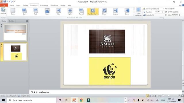 How to add Transitions and Animations effect in PowerPoint | Powerpoint Transitions and Animations смотреть онлайн