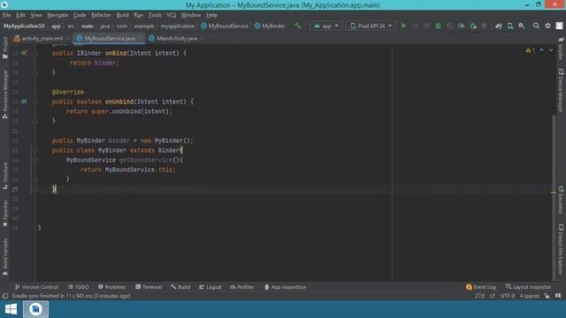027 - Introduction to Bounded Services in Android Studio - the easy way - part 3 / 3 смотреть онлайн