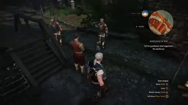 Witcher 3 - Help and save the racist (Warehouse of Woe) Wild Hunt смотреть онлайн