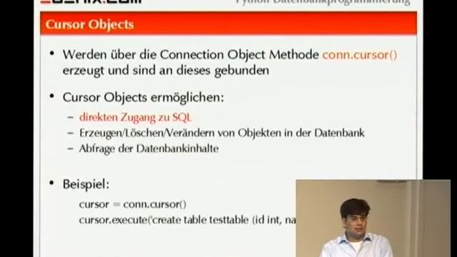 Datenbankprogrammierung mit Python смотреть онлайн