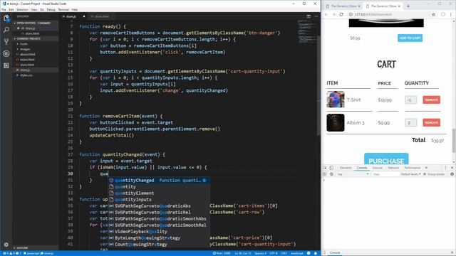 JavaScript Shopping Cart Tutorial for Beginners смотреть онлайн