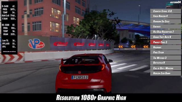 RYZEN 5 3400G RX 5500 XT ( 13 GAMES ) смотреть онлайн