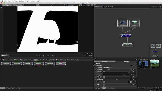 Keying Footage in Silhouette смотреть онлайн