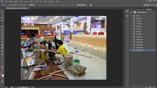 สอน Photoshop เบื้องต้น EP.5 เครื่องมือ Slice Tool , Slice Select Tool смотреть онлайн
