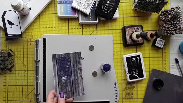 Unpacking the DT box from @white.voron (unpack the stamps and try them in action) смотреть онлайн