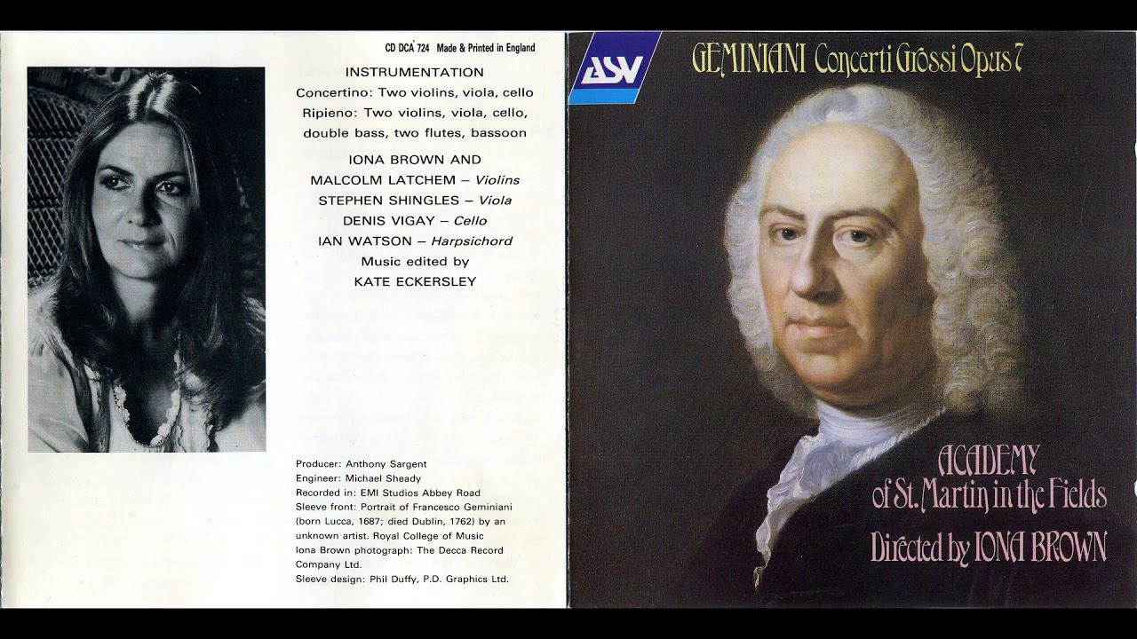 Geminiani - Concerti Opus 7 смотреть онлайн
