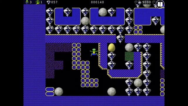 Retro Gaming Repton 1 on the ipad смотреть онлайн