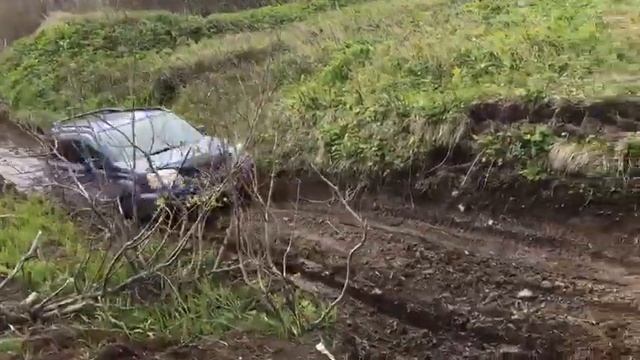 X trail t30. Не много грязи