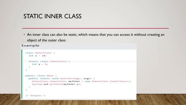 Java Inner classes in தமிழ் E19 смотреть онлайн