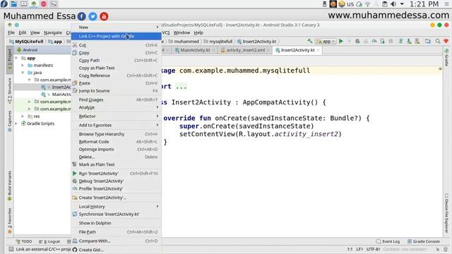 36 Kotlin android SQLite Database смотреть онлайн
