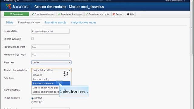 joomla extensions paramétrage showplus смотреть онлайн