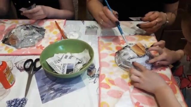 Тарелочки из папье-маше!? смотреть онлайн
