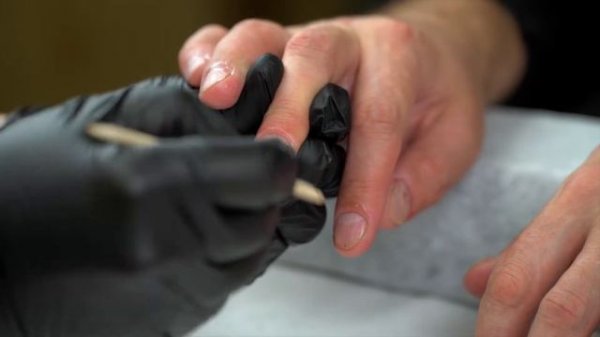 Мужской маникюр с DOMIX Green Professional MEN