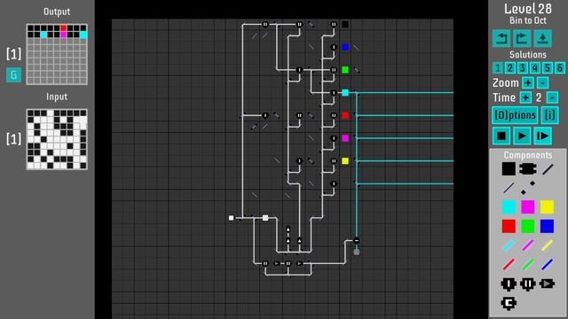 Octopticom || Level 28 || Binary to Octal Encoder (二進位至八進位編碼器) смотреть онлайн