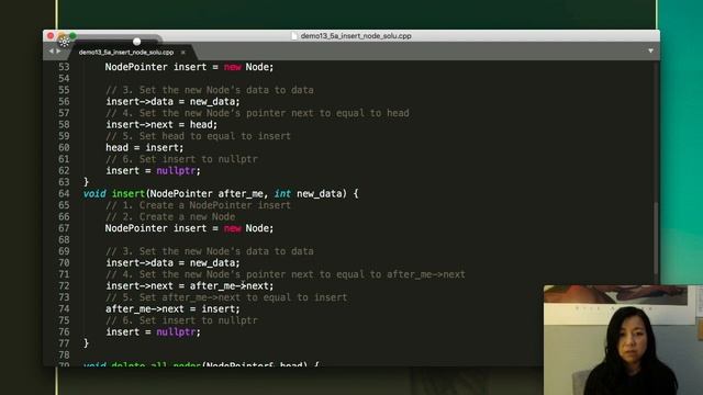 Lecture 13-5 Inserting a Node After Another in a Linked List смотреть онлайн