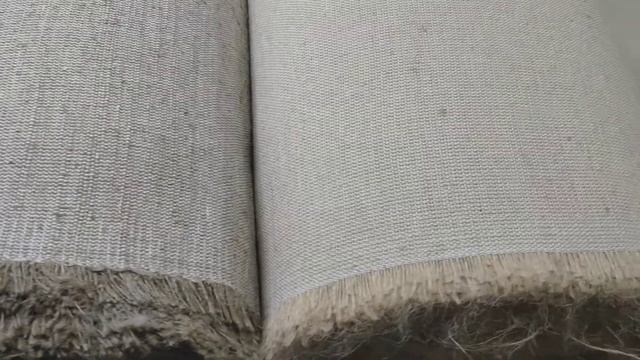 Парусина плотностью 315 г/м2 полульняная и джутовая (хлопок-лен и хлопок джут)