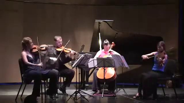 Beethoven Quartet in E minor, Op 59, No 2, mvmt 4 смотреть онлайн
