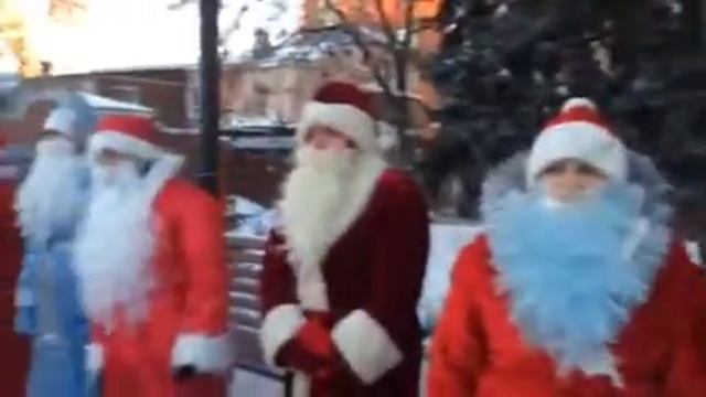Парад дедов морозов г. Ульяновск 11.12.2016 смотреть онлайн
