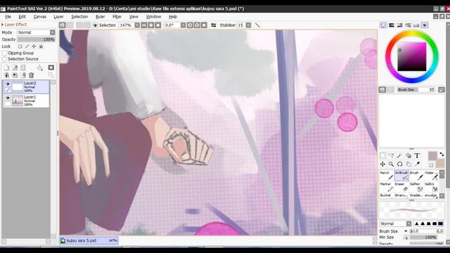 Speed Painting | Digital painting | Kujou Sara | fanart | #GenshinImpact смотреть онлайн