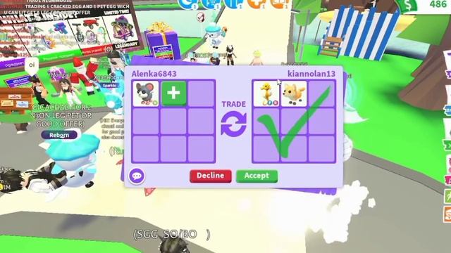 ТОП ТРЕЙДЫ НА НЕОН МЫШКУ В Adopt me! ? NEON MOUSE ADOPT ME! смотреть онлайн