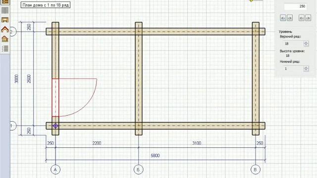 Проектирование деревянной бани в программе House Creator 3.0 смотреть онлайн