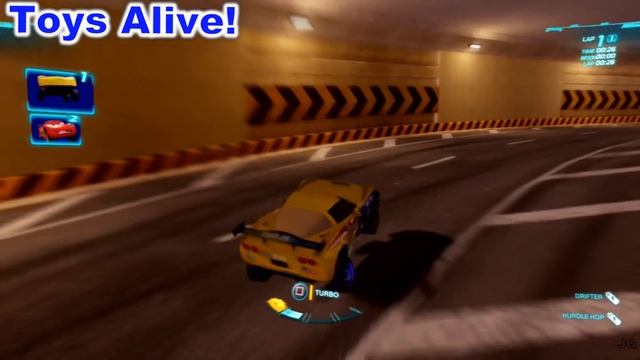 Cars 2: The video Game - Jeff Gorvette - Race on Mountain Run смотреть онлайн