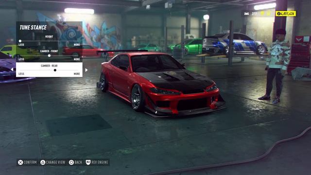 NEED FOR SPEED HEAT - v8 garage mak nissan s15 build смотреть онлайн