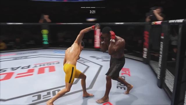 UFC4 Bruce Lee vs Young Mike EA Sports UFC 4 PS5 смотреть онлайн