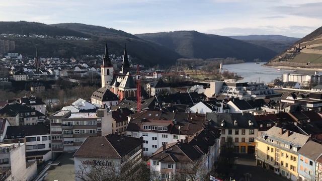Панорама Бингена, Германия смотреть онлайн