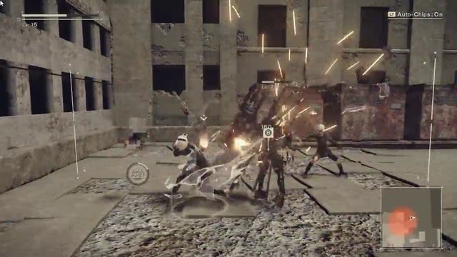 NieR Automata - 2B VS YoRHa Betrayers смотреть онлайн