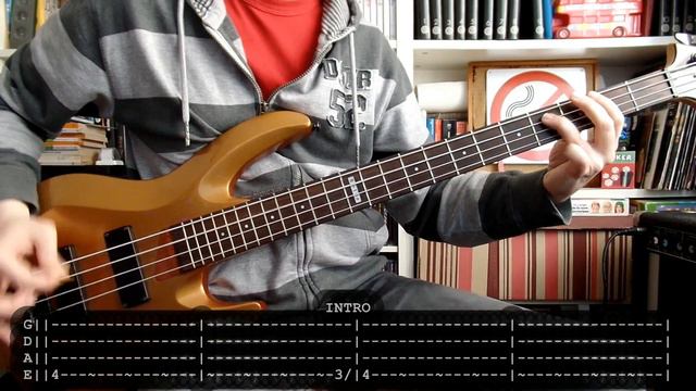 DEAD KENNEDYS - Moon over Marin 🌙 (BASS cover with TABS) [lyrics + PDF] смотреть онлайн