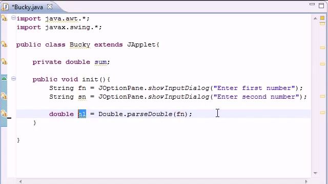 Init for Applet in Java смотреть онлайн