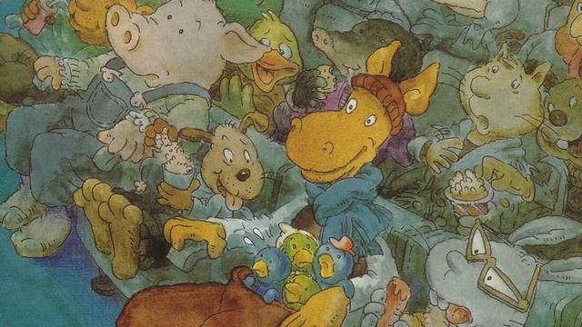 كىنگورۇنىڭ خالتىسىدىكى قۇشقاچلار-Kingoruning haltisidiki qushqachlar- (بالىلار رەسىملىك كىتاپ) смотреть онлайн