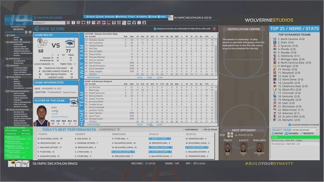 Draft Day College Basketball 2019 - Ep 41 - Season Tip-Off смотреть онлайн