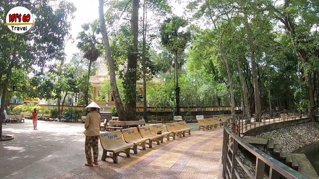 Vietnam | Discover Soc Trang by motobike | Soc Trang Khmer Pagoda | Mekong Delta Vietnam смотреть онлайн