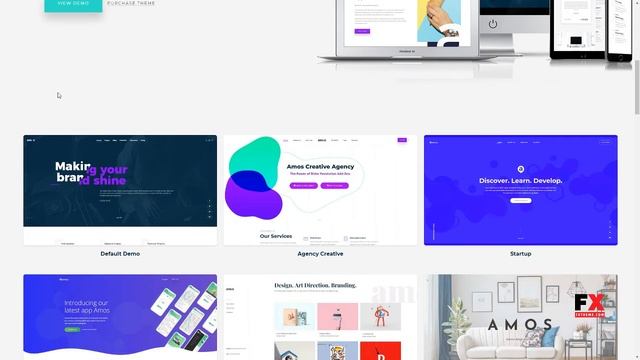 Amos - Creative WordPress Theme for Agencies and Freelancers V смотреть онлайн
