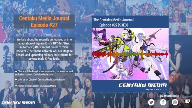 "Nier: Automata" Gets Anime Treatment, "Soul Hackers 2" Reveal (+ more) [Centaku Media Journal #27] смотреть онлайн