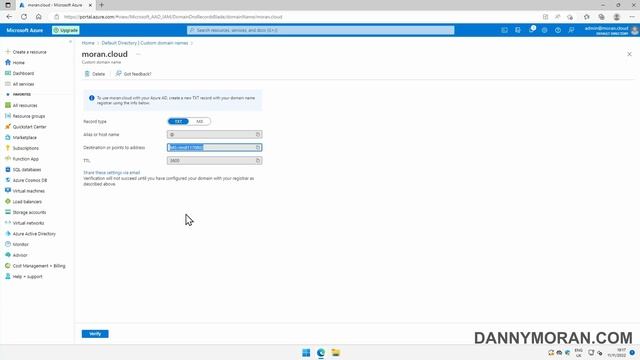 How to add a Custom Domain Name to Microsoft Azure смотреть онлайн