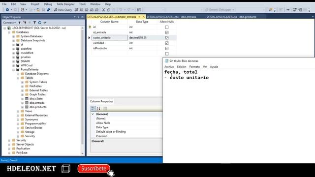 ¿Cómo hacer una base de datos para un Punto de Venta con Inventario? | SQL Server смотреть онлайн